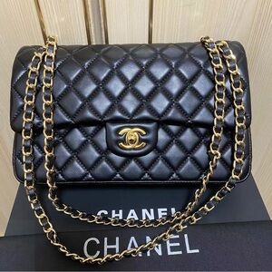Chanel Black Quilted Leather Bag